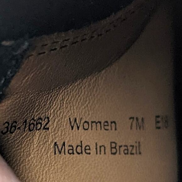 Trask brown suede wedge heel Chelsea boots size 7 - Picture 9 of 9